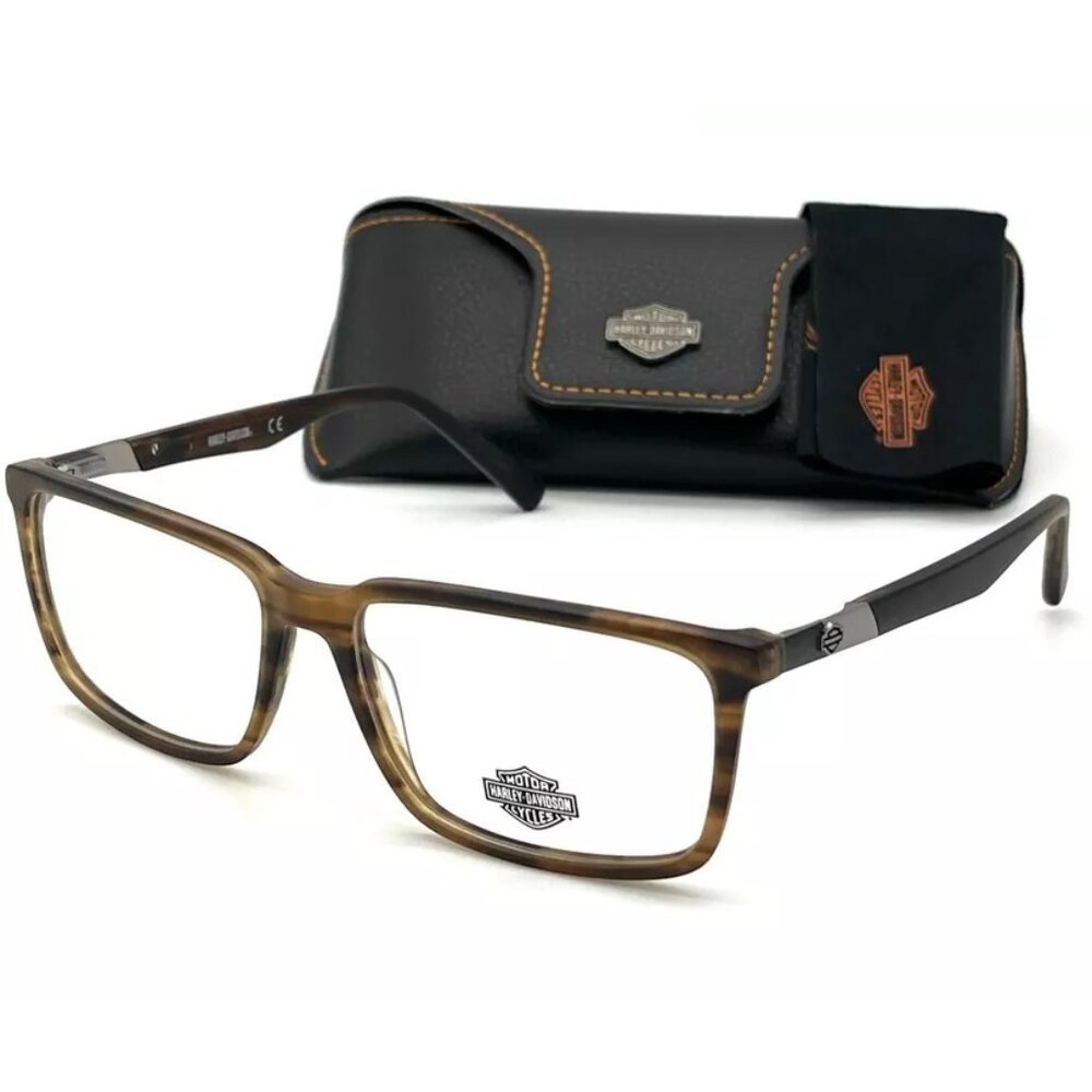 HARLEY DAVIDSON HD0906 046 Tortoise / Demo Lens 59mm Eyeglasses